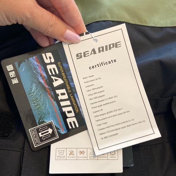 NWT Searipe unisex snow bib overalls ski pants - Picture 14 of 16